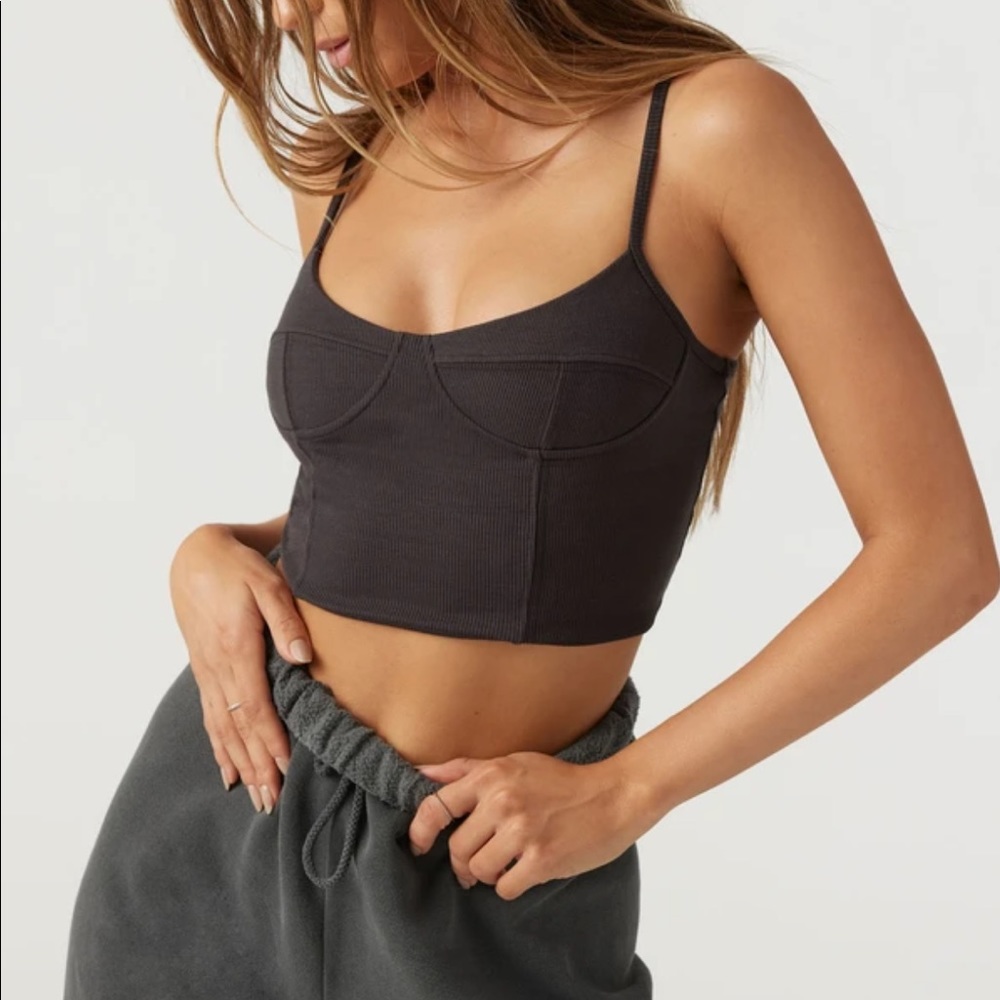 Joah Brown Bustier Cami S/M Black